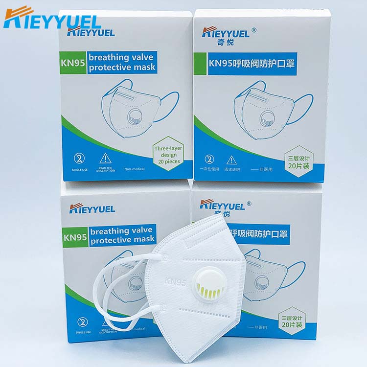 KN95 Solunum Valfi Koruyucu Maske